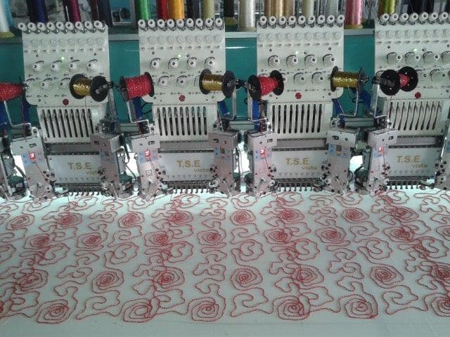Tai Sang embroidery machine vista model 917